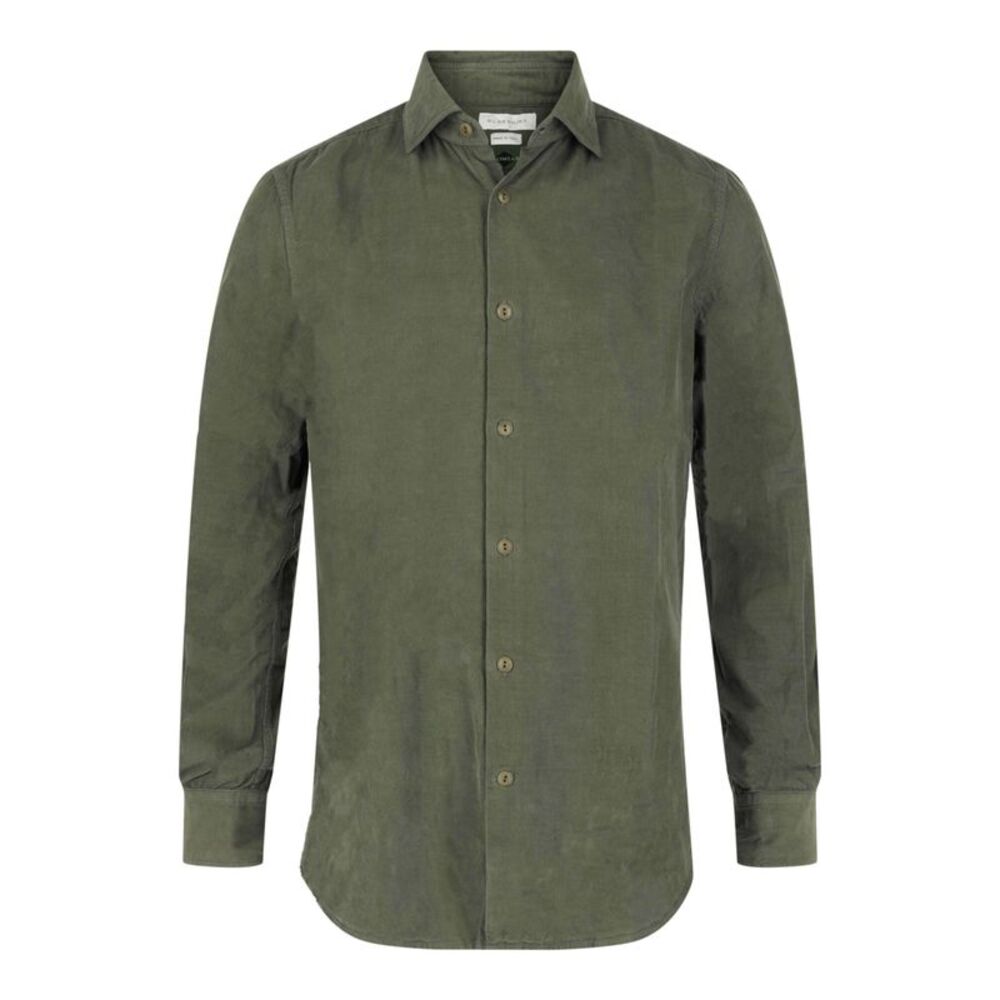 Slowear Glanshirt Slim-Fit Button-Up Shirt Green Mens